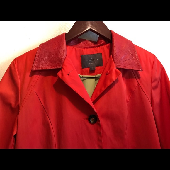 Cole Haan Red Coat-Size S - Picture 5 of 8